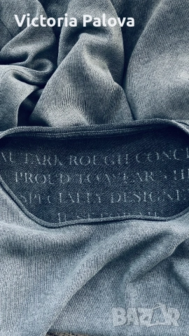 Ексклузивен памучен свитшот AUTARK Rough Concept (Австралия) - Vintage Oversize, снимка 7 - Блузи - 54312521