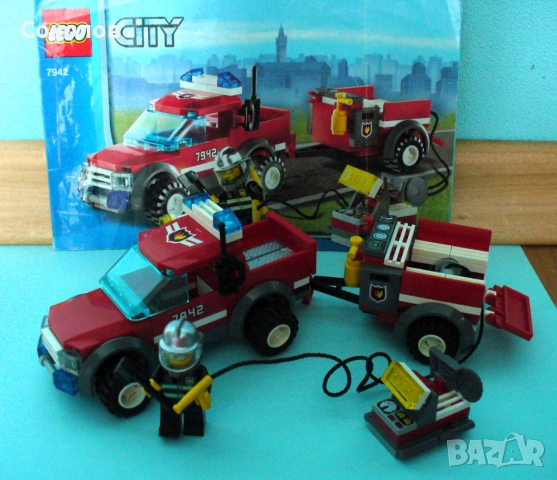 LEGO City Полиция 7285, 7741 и Пожарна 60001, 7942 и 4427, снимка 7 - Конструктори - 54001035