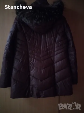 Топло зимно яке - бордо и (тънко яке - черно), снимка 2 - Якета - 49306148