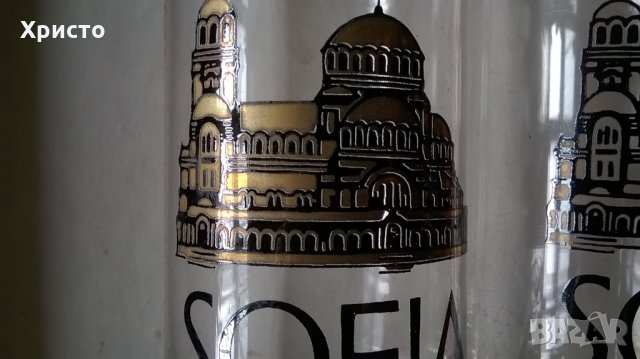 чаши стъклени антикварна рядкост 6 бр Пепси Pepsi и София, снимка 6 - Антикварни и старинни предмети - 29222599