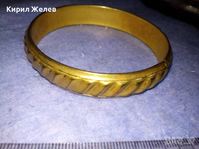 СТАРА БРОНЗОВА ОСМАНСКА ЕТНО ГРИВНА РЪЧНА ИЗРАБОТКА 37945, снимка 9 - Антикварни и старинни предмети - 40814242