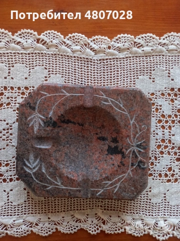 пепелник от камък , снимка 3 - Декорация за дома - 54308348