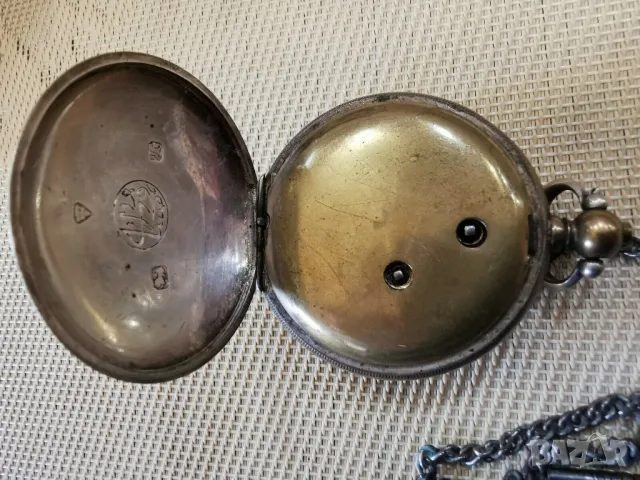 СРЕБЪРЕН ТУРСКИ ДЖОБЕН ЧАСОВНИК, снимка 3 - Антикварни и старинни предмети - 49291073