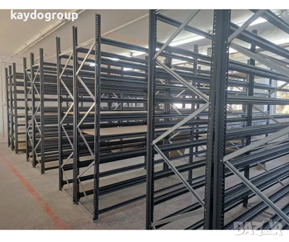 ПРОМО!!!Метален стелаж за склад - ръчна обработка тежки товари H200;L187;D70сm; 4 нива, снимка 2 - Стелажи и щандове - 42804084