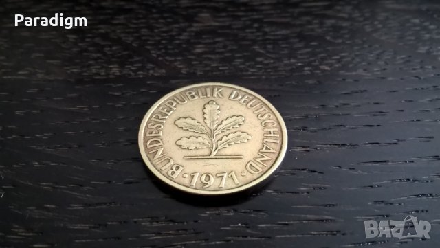 Монета - Германия - 10 пфенига | 1971г.; серия J, снимка 4 - Нумизматика и бонистика - 29335542