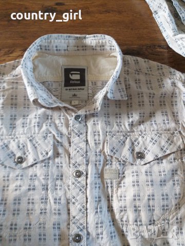 G-Star Raw - Mens Tacoma Long Sleeve Shirt - страхотна мъжка риза, снимка 8 - Ризи - 29729085