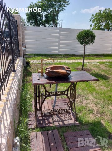 Купа мивка от тиково дърво и мивки от камък, снимка 9 - Градински мебели, декорация  - 36908934