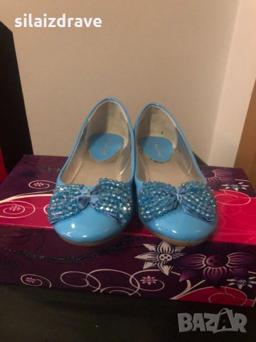 Сини балеринки, снимка 3 - Детски обувки - 30248015