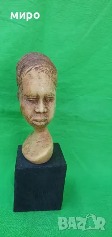 Бюст слонова кост , снимка 2 - Статуетки - 47309881