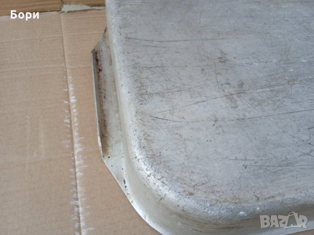 Българска алуминиева тава БДС 60 Х 40 Х 8 СМ, снимка 8 - Съдове за готвене - 35483027