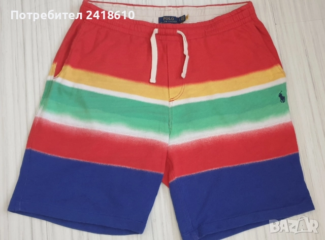 POLO Ralph Lauren Cotton Short Multi  Mens Size L  ОРИГИНАЛ! Мъжки Къси Панталони!