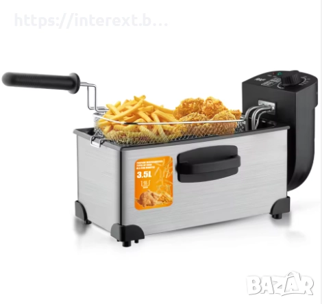 Фритюрник RAF Deep Fryer 2000W – 3 L, снимка 3 - Други стоки за дома - 51969873