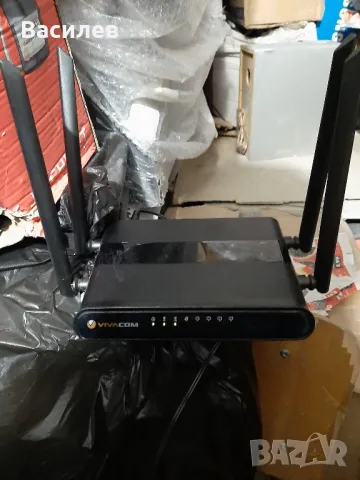 рутер с 4 антени Виваком, снимка 2 - Рутери - 46875673