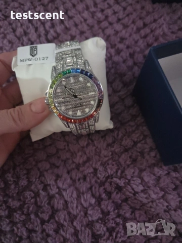 Луксозен мъжки часовник Montres Prestige Eclat X Invicta Men's Watch - 42mm, Silver / Rainbow дъга, снимка 7 - Мъжки - 53918466