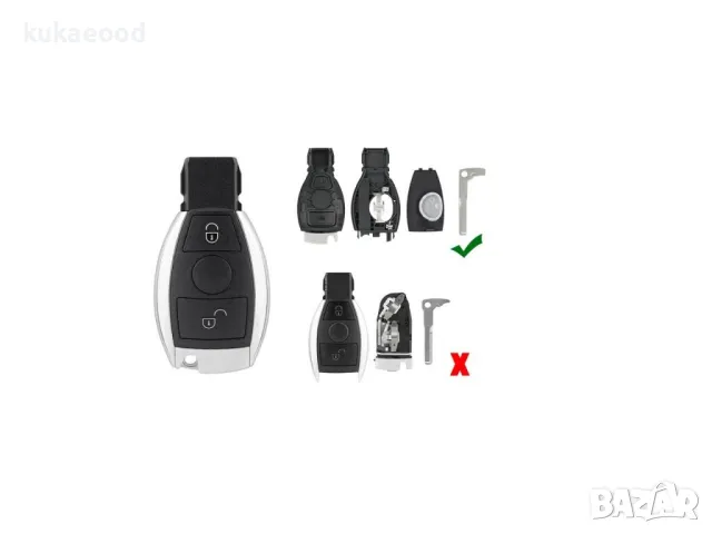 Кутийка за ключ за Mercedes C-Class W204, снимка 4 - Части - 47404750