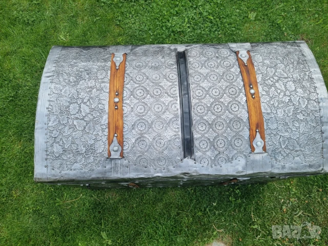 Стар дървен сандък/ракла/скрин, снимка 10 - Антикварни и старинни предмети - 49036862