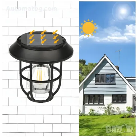 Лампа за къмпинг Automat, За каравана, Соларна батерия, PA1032, снимка 3 - Къмпинг осветление - 49290508