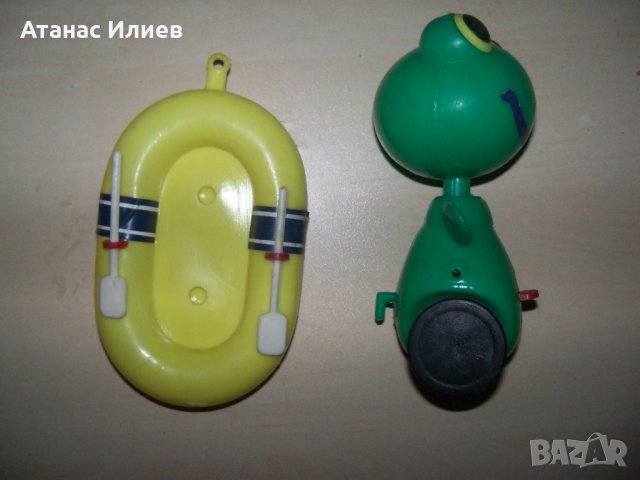 Българска соц играчка жаба с лодка, снимка 6 - Други - 31678382