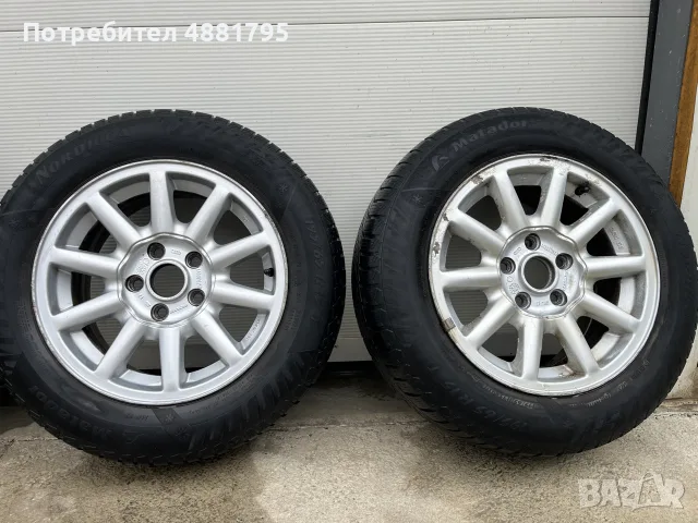 Алуминиеви Джанти с гуми , снимка 2 - Гуми и джанти - 56509835