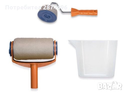 0840 Голям+малък валяк за боядисване с резервоар, снимка 12 - Други стоки за дома - 30930068