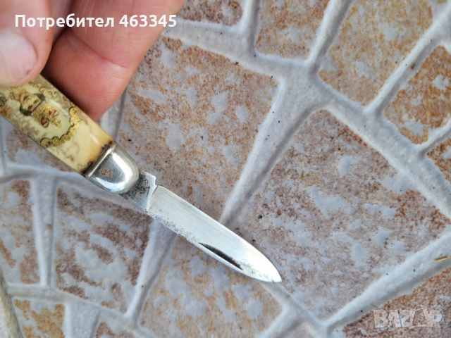 Нож, джобно ножче-17, снимка 5 - Антикварни и старинни предмети - 51632558