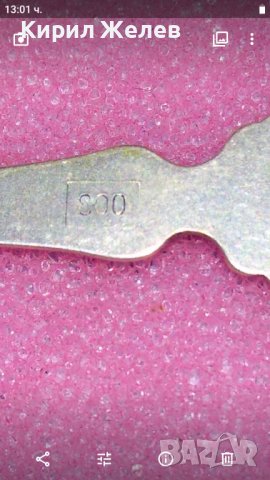 Bad Füssing СТАРА НЕМСКА КОЛЕКЦИОНЕРСКА ЕМАЙЛИРАНА СРЕБЪРНА ЛЪЖИЧКА За КАФЕ СРЕБРО 800 ПРОБА 42998, снимка 2 - Колекции - 44372973