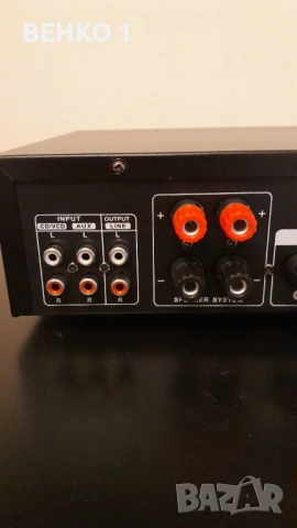Караоке усилвател с bluetooth,usb,mp3 card BT-339A, снимка 3 - Ресийвъри, усилватели, смесителни пултове - 54215077