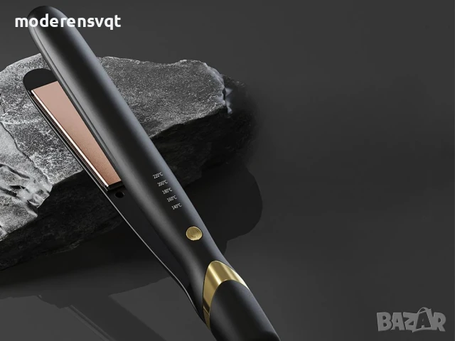 Преса за коса с регулируеми 2в1 къдрици и изправяне на косата керамична, снимка 7 - Преси за коса - 50993994