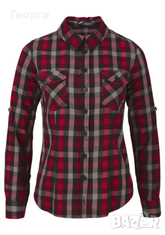 Стилна риза arizona, сиво-черно-червено каре, EUR 38, снимка 2 - Ризи - 50252356