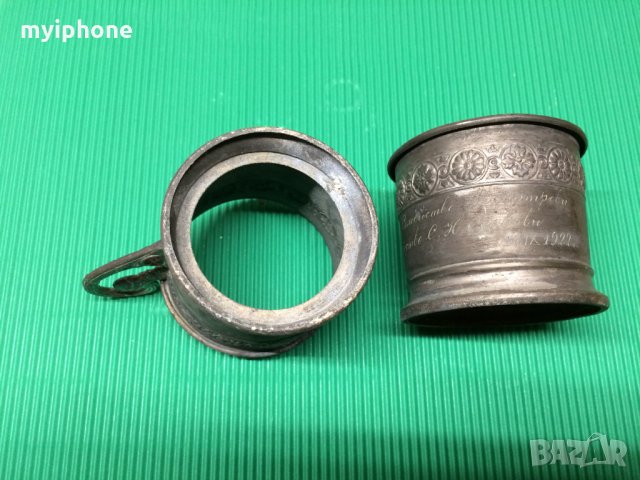 Ретро държачи за чаши 1922 година, снимка 5 - Антикварни и старинни предмети - 34322633