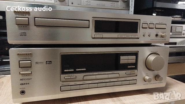 ТОП ЦЕНА:99 Комплект на ONKYO Ресивър TX-DS494, CD player DX-7222, снимка 2 - Ресийвъри, усилватели, смесителни пултове - 50011331