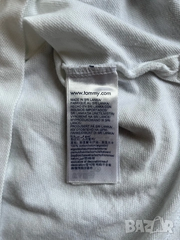 Поло Tommy Hilfiger бял S, снимка 8 - Ризи - 54257902