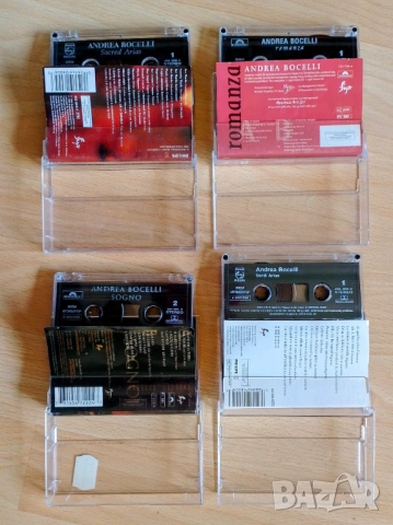 Andrea Bocelli лот касетки, снимка 3 - Аудио касети - 53255993