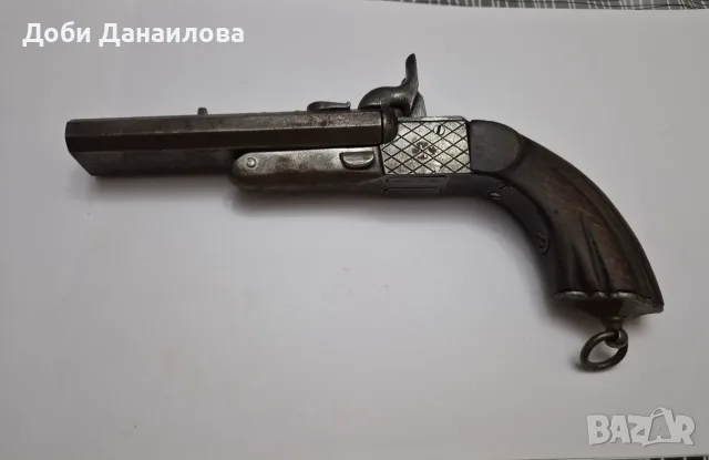 Пистолет двуцефно Лифоше, снимка 2 - Антикварни и старинни предмети - 55769862
