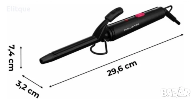 Маша за коса Rowenta за плътни и естествени къдрици, снимка 2 - Маши за коса - 52716486