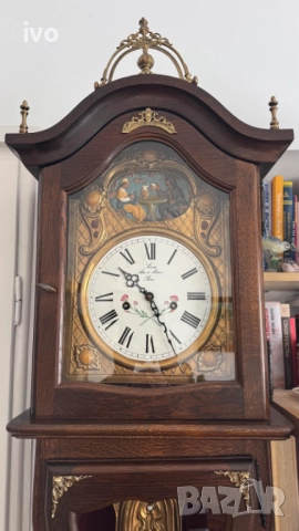 Уникален салонен часовник с анимирано махало , снимка 3 - Антикварни и старинни предмети - 52183548