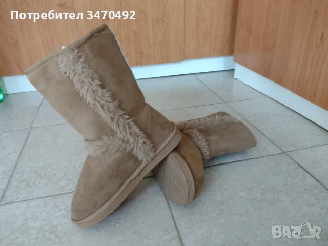 Велурени ботушки, снимка 2 - Дамски ботуши - 50110317