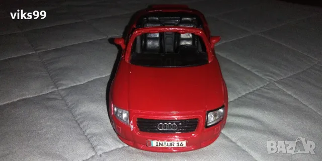 Audi TT Roadster - MAISTO Мащаб 1:24, снимка 8 - Колекции - 48141712