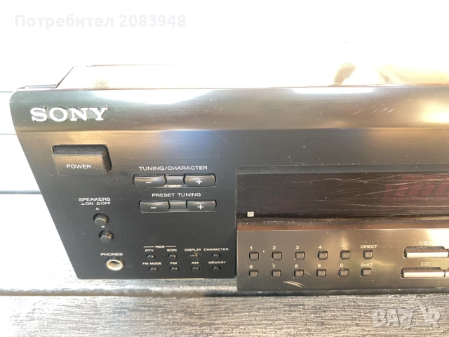 Продавам  Receiver SONY DE215 , Произведен във Франция, снимка 4 - Ресийвъри, усилватели, смесителни пултове - 51707627