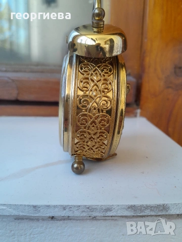 изящен механичен будилник Blessing, снимка 4 - Антикварни и старинни предмети - 54341587