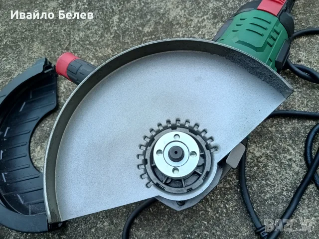 Ъглошлайф Parkside PWS 230 F5 (2000W, Ø 230 mm) – използван 2 пъти, с гаранция, снимка 3 - Ъглошлайфи - 55837591