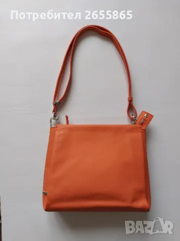 Дамска кожена чанта през рамо, снимка 6 - Чанти - 49814513