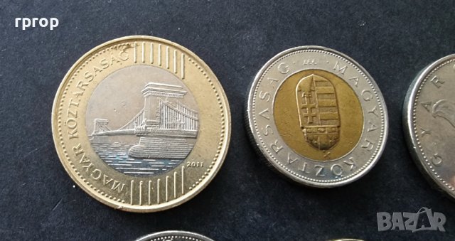 Монети . Унгария. Унгарски форинти. 8 бр., снимка 6 - Нумизматика и бонистика - 37783625