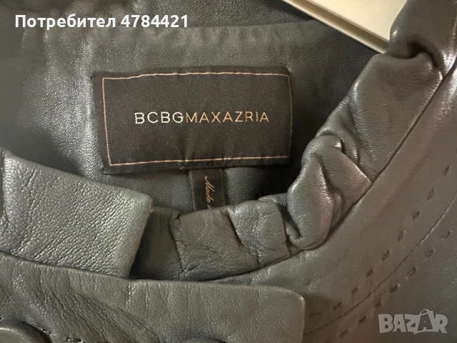 Късо кожено сако много елегантно, снимка 3 - Сака - 54130337