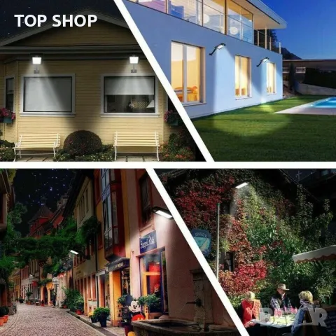 LED СОЛАРНА ЛАМПА 18W ПАНЕЛ СКОБА ЗА ДИСТАНЦИОННО УПРАВЛЕНИЕ, снимка 5 - Соларни лампи - 48540529