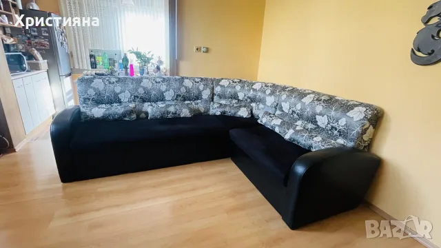 Ъглов разтегателен диван , снимка 4 - Дивани и мека мебел - 56182159