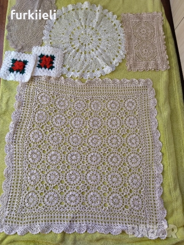 ръчно плетени на една кука , снимка 6 - Декорация за дома - 52176299