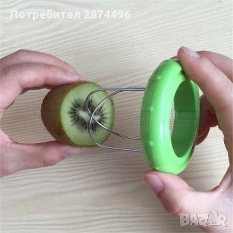 1968  Белачка и резачка за киви, 7x7.5cm, оранжева, снимка 5 - Други стоки за дома - 34975432