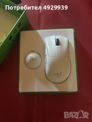 Razer DeathAdder V4 Pro (White Edition), снимка 3 - Геймърски - 56102695