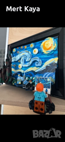 lego starry night / Лего звездна нощ ван Гог, снимка 2 - Пъзели - 52402547